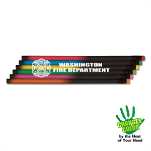 Imprinted Black Night Pencil Assorted - Serving & Protect Maltese
