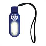 Imprinted Blue COB Light / Whistle w/ Star of Life