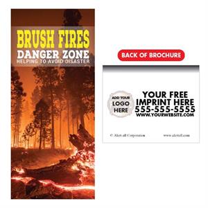Imprinted Brush Fires Brochure w/ Full Color Logo