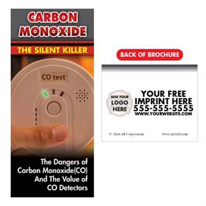 Imprinted Carbon Monoxide Brochure w/ Full Color Logo