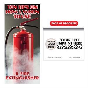 Imprinted Fire Extinguisher Brochure