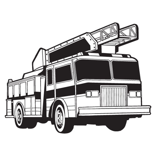 Imprinted Fire Safety Fun Book - Fire Truck 2