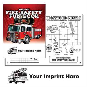 Imprinted Fire Safety Fun Book - Fire Truck