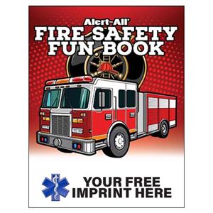 Imprinted Fire Safety Fun Book - Full Color Star of Life