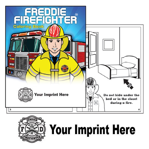 Imprinted Freddie Firefighter CB - Jr. FF Maltese