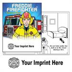 Imprinted Freddie Firefighter CB - Serve & Prot.