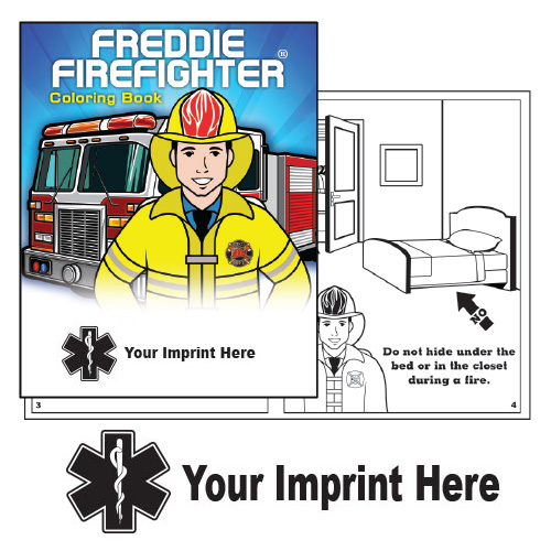 Imprinted Freddie Firefighter CB - Star of Life 1