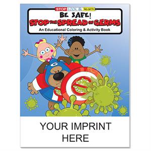 Imprinted Germ Free Coloring & Activity Book