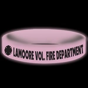 Imprinted Glow Awareness Band - Pink - Maltese Cross
