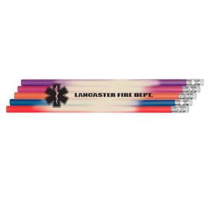 Imprinted Heat Changing Pencil Blizzard - Star of Life
