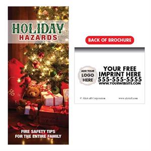 Imprinted Holiday Hazards Brochure w/ Full Color Logo