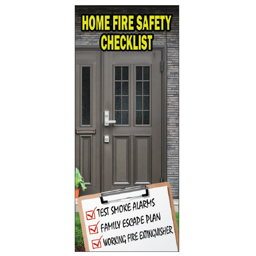 Imprinted Home Fire Safety Checklist Brochure 1