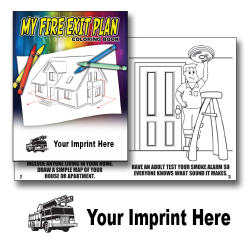 Imprinted My Exit Plan CB - Fire Truck 1