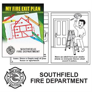 Imprinted My Fire Exit Plan Coloring Book - 2024 Theme