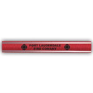 Imprinted Nylon Reflective Slap Bracelets - Red - Maltese Cross