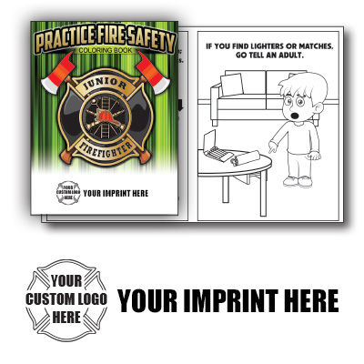 Imprinted Practice Fire Safety CB w/ Custom Logo