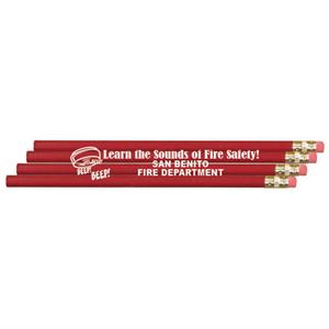 Imprinted Red Economy Pencils - 2021 Theme