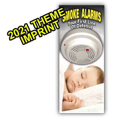 Imprinted Smoke Alarm Brochure -- 2021 Theme