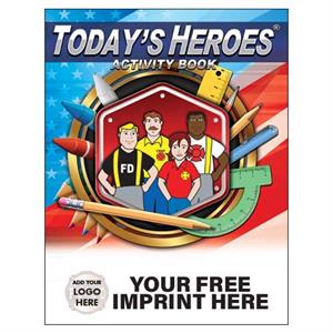 Imprinted Today's Heroes Act Book - Full Color Custom Logo