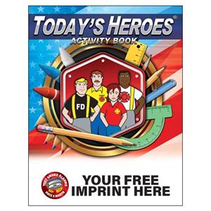 Imprinted Today's Heroes Act Book - Full Color Smoke Alarm