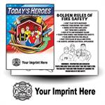 Imprinted Today's Heroes Act Book - Jr FF Maltese