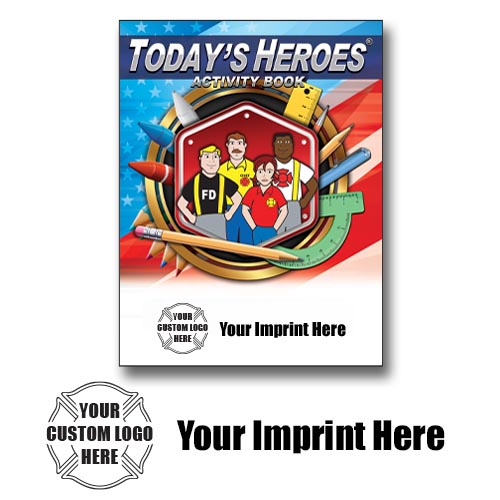 Imprinted Today's Heroes Act Book w/ Custom Logo