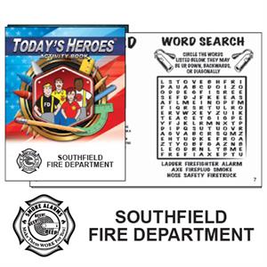 Imprinted Today's Heroes Activity Book - 2024 Theme