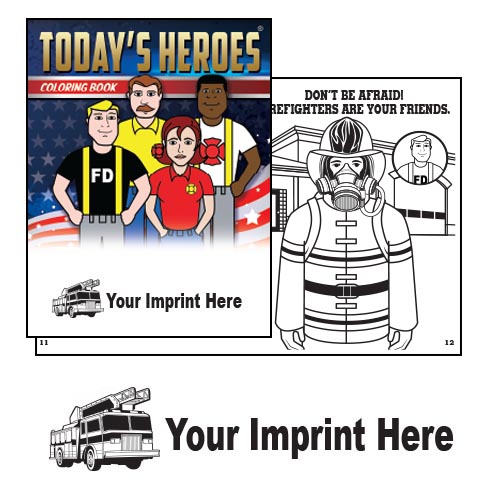 Imprinted Today's Heroes CB - Fire Truck