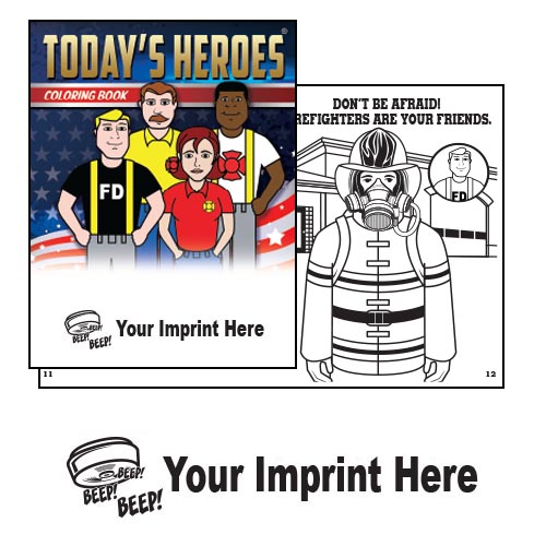 Imprinted Today's Heroes CB - Smoke Alarm
