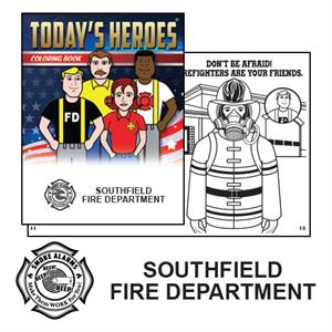 Imprinted Today's Heroes Coloring Book - 2024 Theme