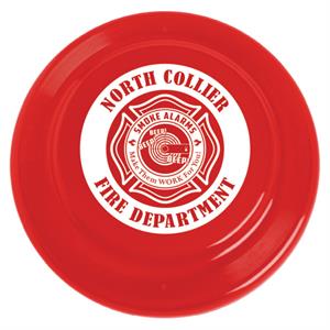 Imprinted Translucent Red 9^ Flyer - 2024 Theme Logo