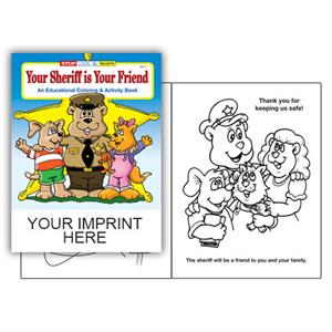 Imprinted Your Sheriff Is Your Friend Coloring & Activity Book