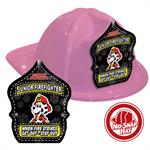 Pink Cappy Jr. Firefighter Hat