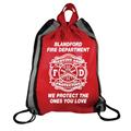 Red Drawstring Backpack - Serving & Protecting