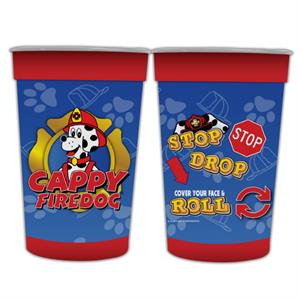 Stock 16 oz Cappy Firedog Cup