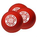 Stock 2.75^ Red Stress Ball - Don't Drop The Ball