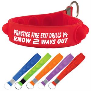 Stock POP-IT Key Chain/Wrist Band - Assorted