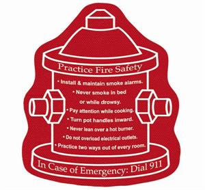 Stock Red Fire Hydrant Jar Opener
