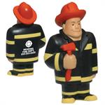 Tall Firefighter Stress Reliever w/ Red Axe