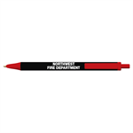Imprinted Bic Pen in Black w/ Red Trim