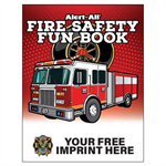 Imprinted Fire Safety Fun Book - Full Color Autism Ribbon