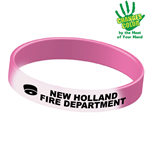 Imprinted Mood Bracelet - Pink - Smoke Alarm