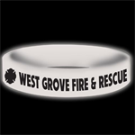 CUSTOM GLOW AWARENESS BAND - WHITE - MALTESE