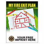 Imprinted My Fire Exit Plan Coloring Book - Full Color Jr. FF Maltese