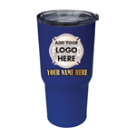 Imp. 20 oz. Blue Stainless Steel Tumbler - Custom Logo