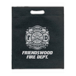 Black Glow In the Dark Non-Woven 13^ x 15^ Bags