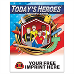 Imprinted Today's Heroes Act Book - Full Color Fire Truck