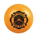 Custom 4^ Orange Vinyl Basketball