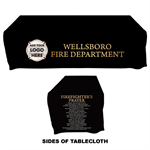 Custom - 8 ' Tablecloth - FF Prayer Custom Logo