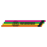 Imprinted Economy Pencil Neon Assortment - 2024 Theme